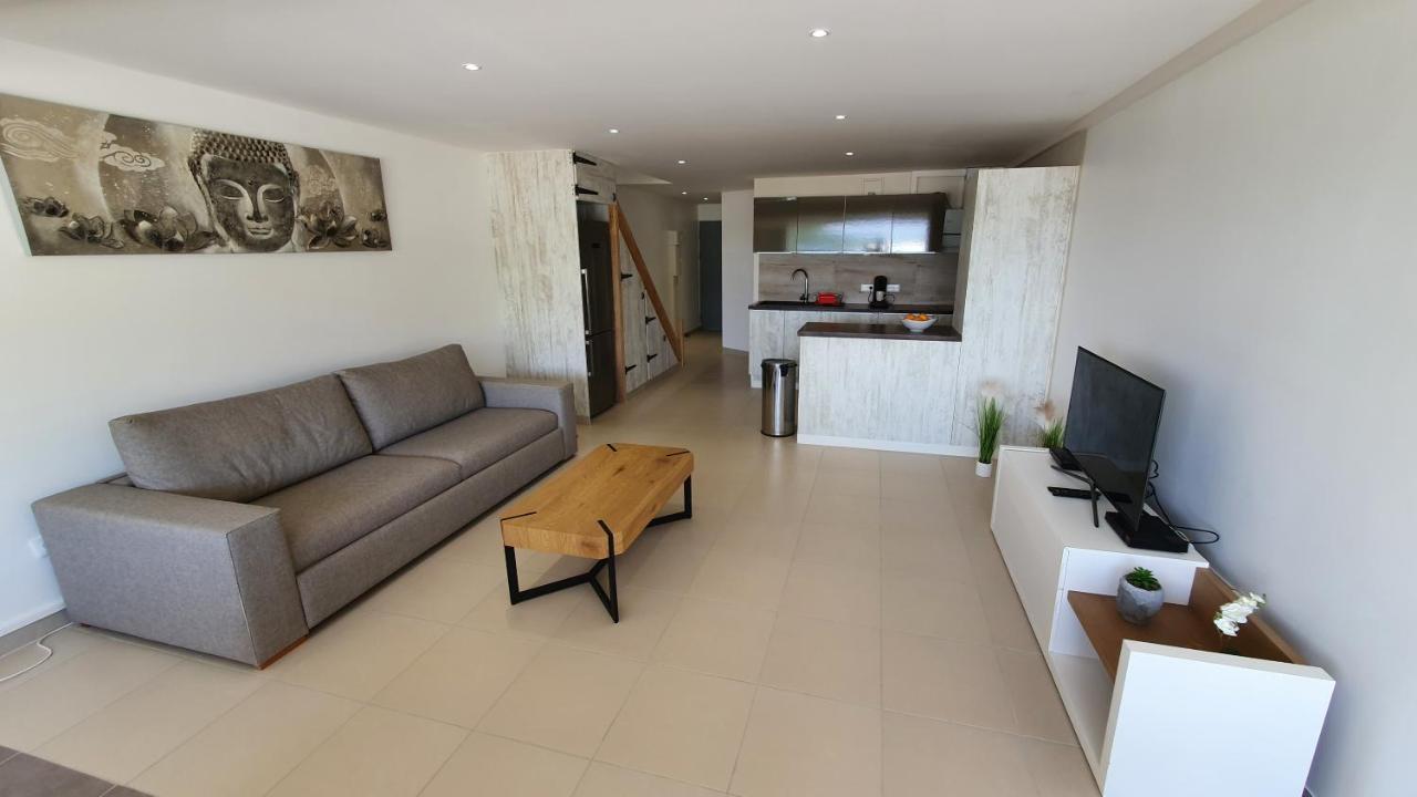 Pinel Superbe Appartement En Residence Vue Mer Cul de Sac Exteriör bild