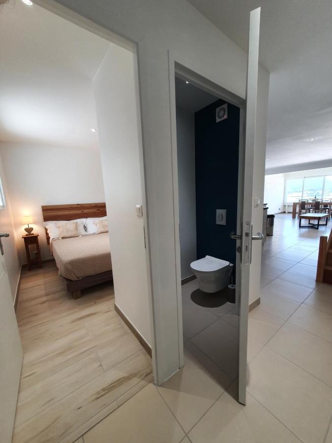 Pinel Superbe Appartement En Residence Vue Mer Cul de Sac Exteriör bild