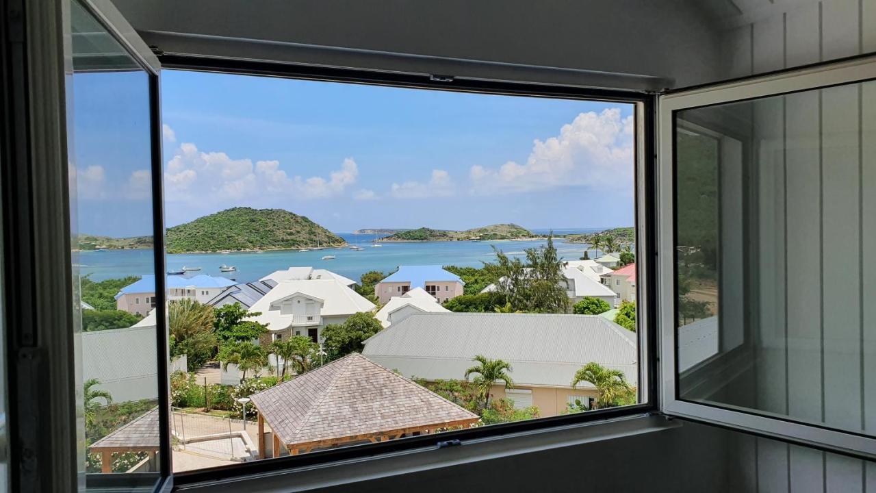 Pinel Superbe Appartement En Residence Vue Mer Cul de Sac Exteriör bild